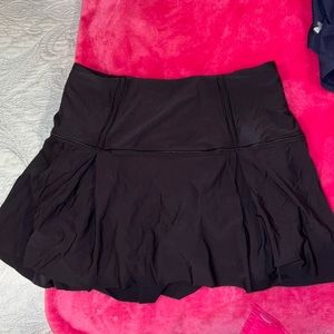 Lululemon Black Pleated Tennis Skirt